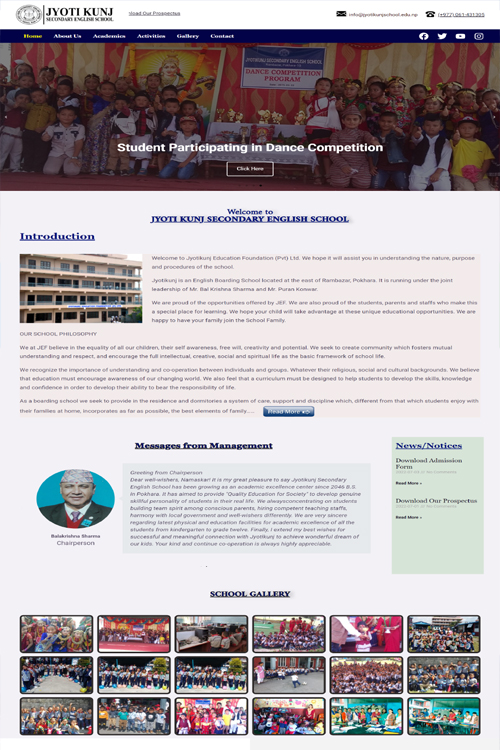 website design in pokhara nepal